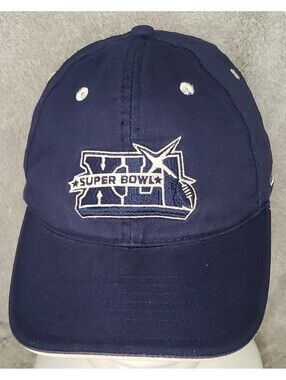 2007 Reebok Super Bowl XLI 41 Hat Navy Adjustable Colts Bears NFL